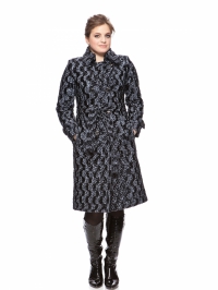 Пальто из каракуля - Арт: 191 grey - Размеры: 44 46 48 