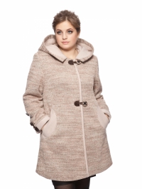 Женское пальто - Арт: 226 beige - Размеры: 50 56 