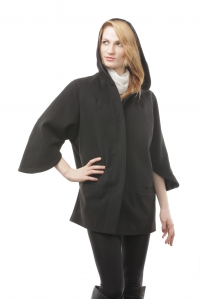 Женское пальто - Арт: 237 blak - Размеры:  50-52 54-56