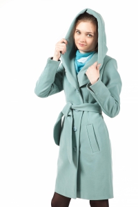 Женское пальто - Арт: 239-1 biru - Размеры: 42 