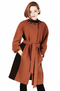 Женское пальто - Арт: 250 carame - Размеры: 48 50 52 54 56 58 60