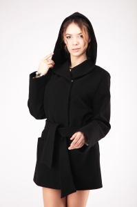 Женское пальто - Арт: 267 чёрный - Размеры: 42-44
