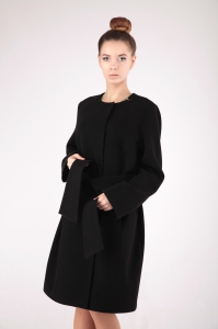 Женское пальто - Арт: 270 чёрный - Размеры: 48