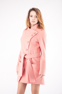 Женское пальто - Арт: 266 персик - Размеры: 40 42 44 46 48