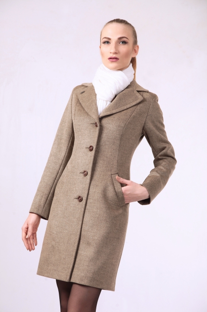 Женское пальто - Арт: 278 беж 