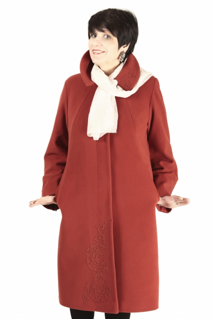 Женское пальто - Арт: 244 terra - Размеры: 50 52 58